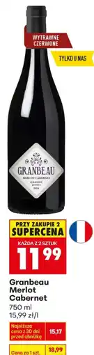 Biedronka Granbeau Merlot Cabernet oferta
