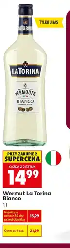 Biedronka Wermut La Torina Bianco oferta