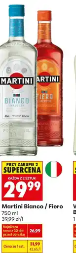 Biedronka Martini Bianco / Fiero oferta