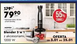 Biedronka Blender 3 w 1 z akcesoriami, 1200 W oferta