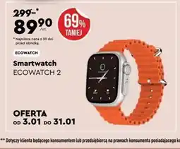 Biedronka Smartwatch ECOWATCH 2 oferta