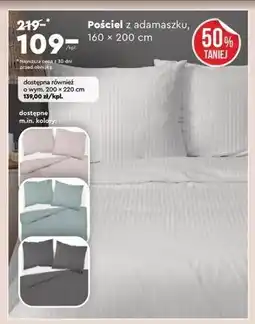 Biedronka Pościel z adamaszku, 160 x 200 cm oferta