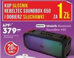 Biedronka REBELTEC Głośnik Bluetooth Soundbox 650 oferta