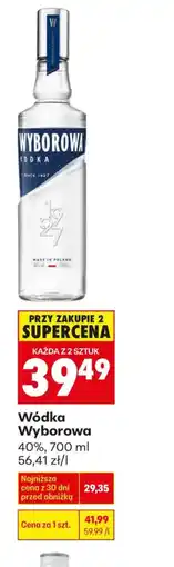 Biedronka Wódka Wyborowa oferta