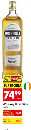 Biedronka Bushmills Whiskey oferta