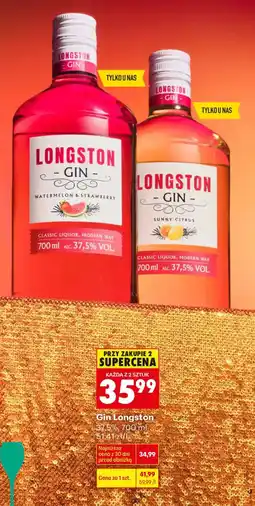 Biedronka Longston Gin oferta