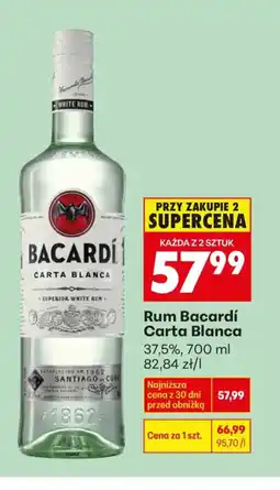 Biedronka Bacardí Rum Carta Blanca oferta