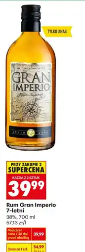 Biedronka Rum Gran Imperio 7-letni oferta