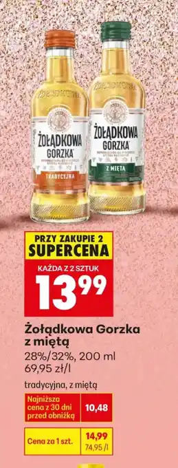Biedronka Zołądkowa Gorzka z miętą oferta