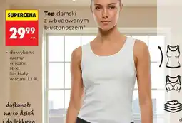 Biedronka Top damski z biustonoszem oferta