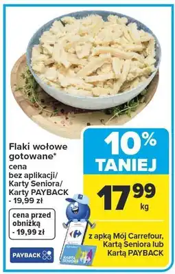 Carrefour Flaki wołowe gotowane oferta