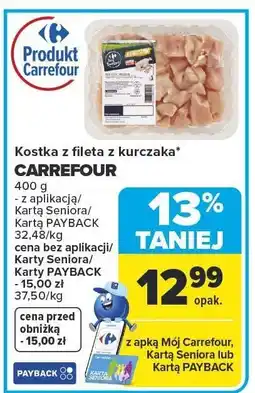 Carrefour Kostka z fileta z kurczaka Carrefour oferta