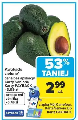 Carrefour Awokado zielone oferta