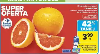 Carrefour Grejpfruty czerwone Carrefour oferta