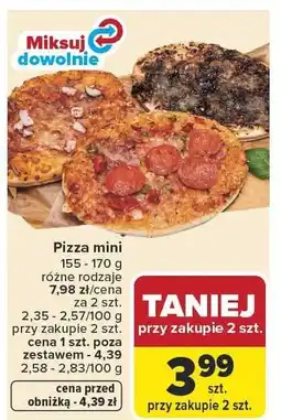Carrefour Market Pizza mini różne rodzaje oferta