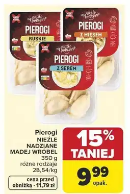Carrefour Market Pierogi ruskie NIEZŁE NADZIANIE MADEJ WRÓBEL oferta