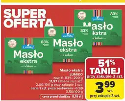 Carrefour Market Masło ekstra Lumiko z Łukowem oferta