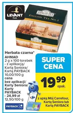 Carrefour Market Herbata czarna AHMAD English Tea No.1 oferta
