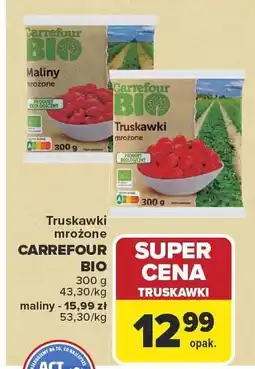 Carrefour Market Truskawki mrożone CARREFOUR BIO oferta