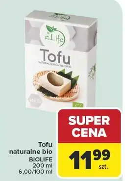 Carrefour Market Tofu naturalne bio BIOLIFE oferta