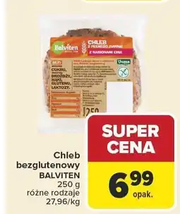 Carrefour Market Chleb bezglutenowy BALVITEN różne rodzaje oferta