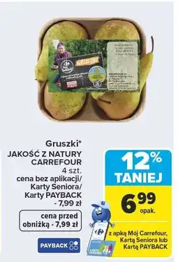 Carrefour Market Gruszki Jakość z Natury Carrefour oferta