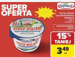 Carrefour Serek do smarowania wegański TARTARE 140g różne rodzaje oferta