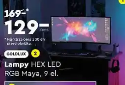Biedronka Goldlux Lampy HEX LED RGB Maya oferta