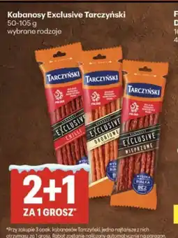 Delikatesy Centrum Tarczyński Kabanosy Exclusive oferta