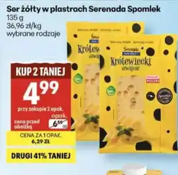 Delikatesy Centrum Ser żółty w plastrach Serenada Spomlek oferta