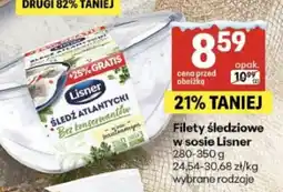 Delikatesy Centrum Lisner Filety śledziowe w sosie oferta
