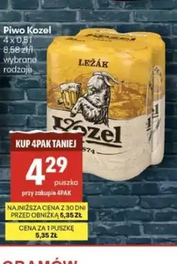 Delikatesy Centrum Piwo Kozel oferta