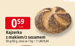 E.Leclerc Kajzerka z makiem/z sezamem oferta