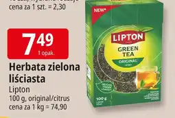 E.Leclerc Herbata zielona liściasta Lipton oferta