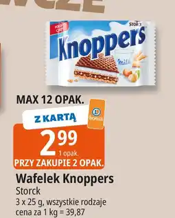 E.Leclerc Wafelek Knoppers Storck oferta