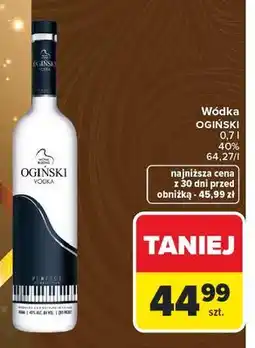 Carrefour Wódka Ogiński Vodka oferta