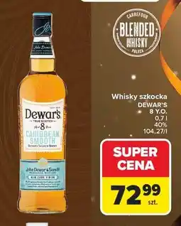 Carrefour Whisky Dewar's 8 Caribbean Smooth oferta