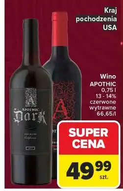 Carrefour Wino Apothic Red oferta