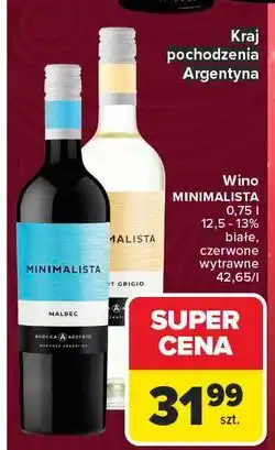 Carrefour Wino Minimalista Malbec oferta