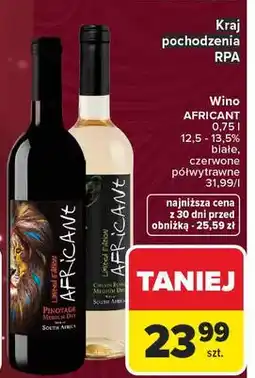 Carrefour Wino Africant Medium Dry oferta