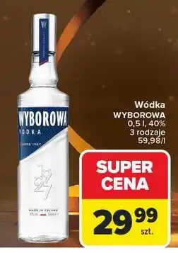 Carrefour Wódka Wyborowa Vodka oferta