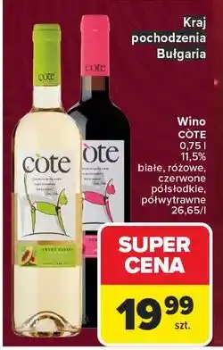 Carrefour Wino Cote Rose oferta