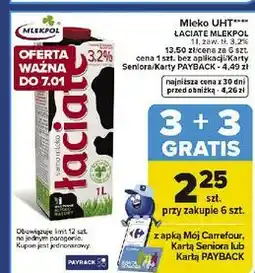 Carrefour Mleko 3.2% Łaciate oferta