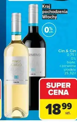 Carrefour Wino Cin&Cin Primitivo oferta