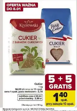 Carrefour Cukier biały Polski oferta
