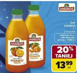 Carrefour Sok klementynka Andros oferta