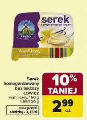 Carrefour Serek waniliowy bez laktozy Łowicz 1906 Łowicki oferta