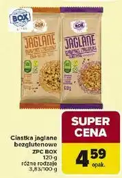 Carrefour Ciasteczka jaglane z orzechami ziemnymi Box Vital oferta