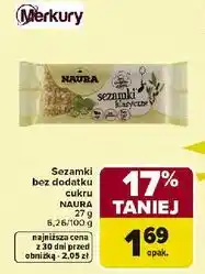 Carrefour Sezamki klasyczne bez cukru Naura oferta