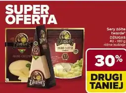 Carrefour Ser twardy dojrzewający 12 miesięcy - płatki Dziugas oferta